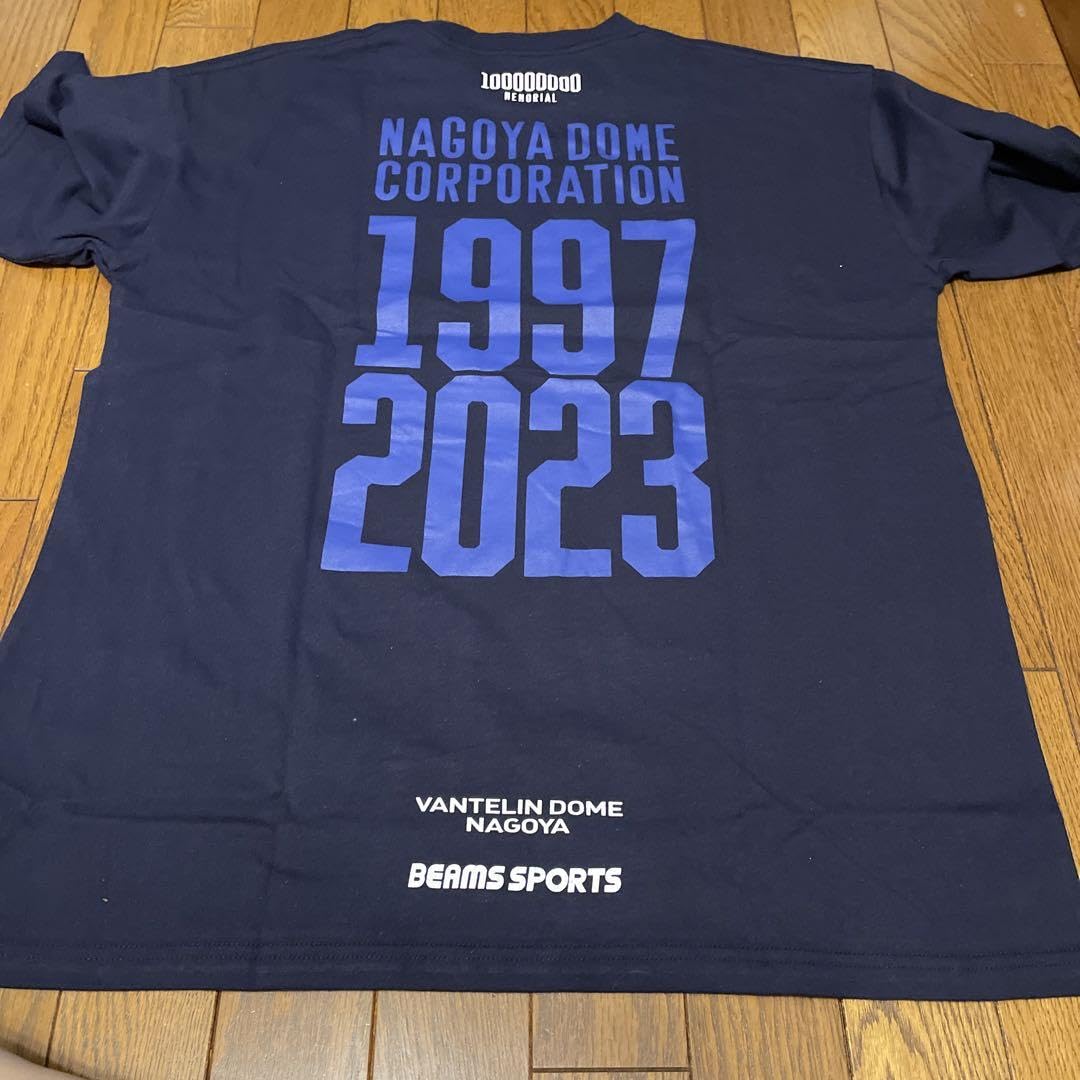 【貴重】中日ドラゴンズ　ドーム来場者1億人突破記念Tシャツ　関係者用 貴重】中日ドラゴンズドーム来場者1億人突破記念Tシャツ関係者用