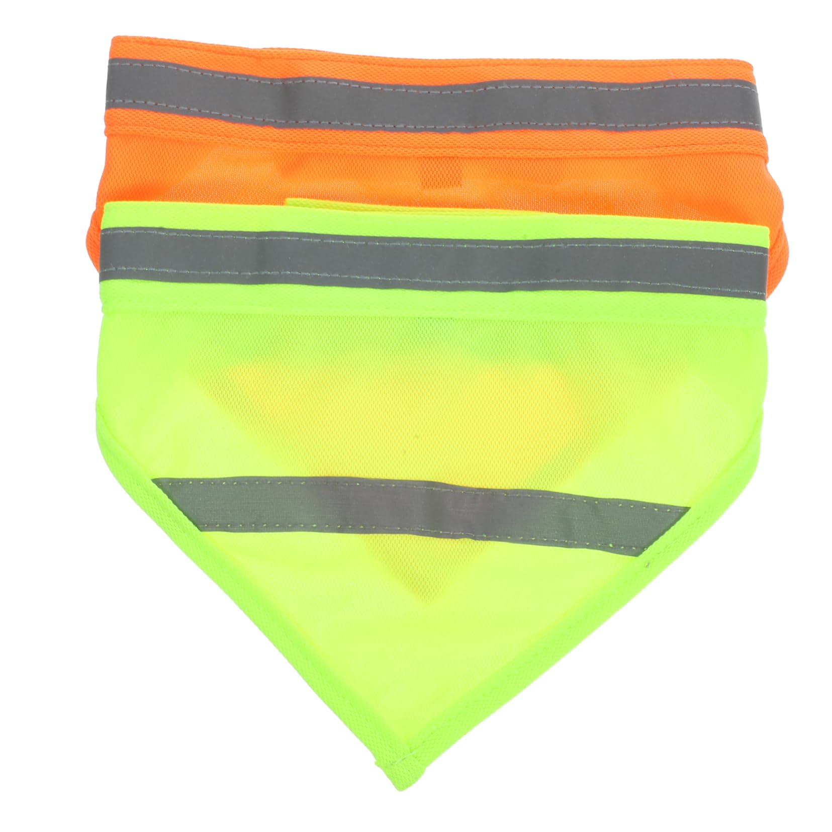6pièces Écharpe Réfléchissante pour Chiens Lot de Bandanas Triangulaires Colorés Accessoire De Mode Pratique Et Visible pour Promenade Nocturne