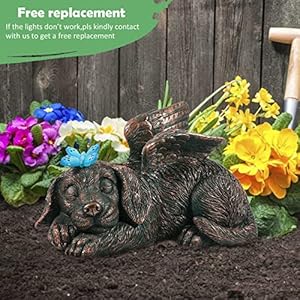 Dog Memorial Giftspuppy Angel Garden Solar Light Dog Memorial Stone for Pet Memorial Gifts and Pet Loss Gifts Ideal Gifts for Mothers Day  Cucciolini Doodles Dog memorial giftspuppy angel garden solar light dog memorial stone for pet memorial gifts and pet loss gifts ideal gifts for mothers day   cucciolini doodles