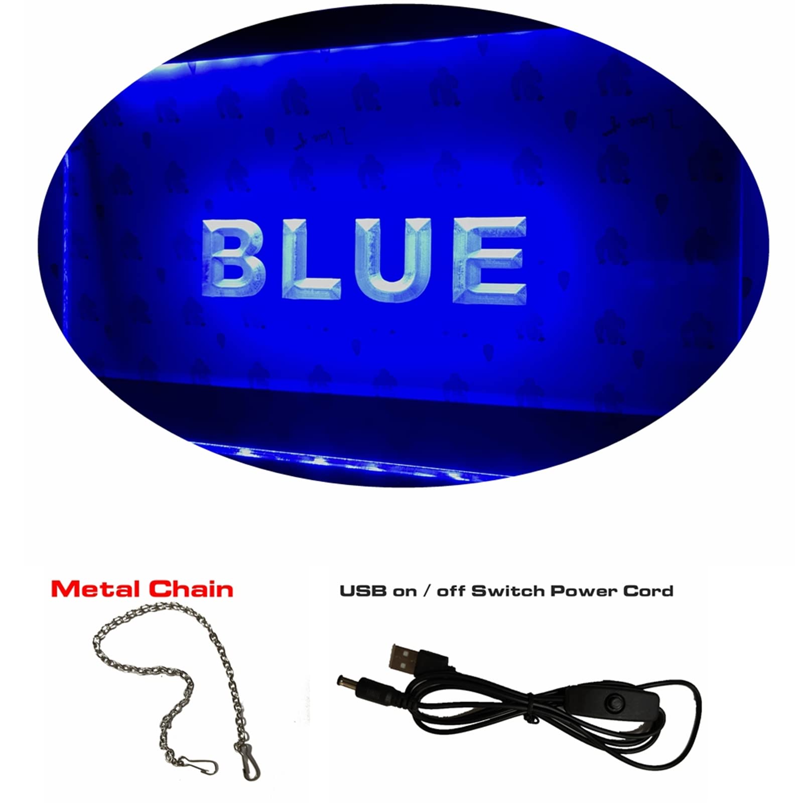 Letrero de neón de tocadiscos de registros, cartelera de decoración de bar de DJ de tienda, luces de neón para colgar en la pared, letrero luminoso LED USB con interruptor,Azul,60x40cm