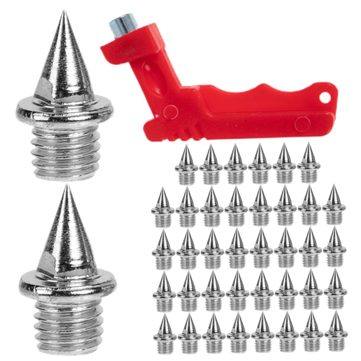 BRIGHTFUFU 1Set Shoe Spikes Replacement with Tool Spikes for Distance Running and Cross Country Shoes