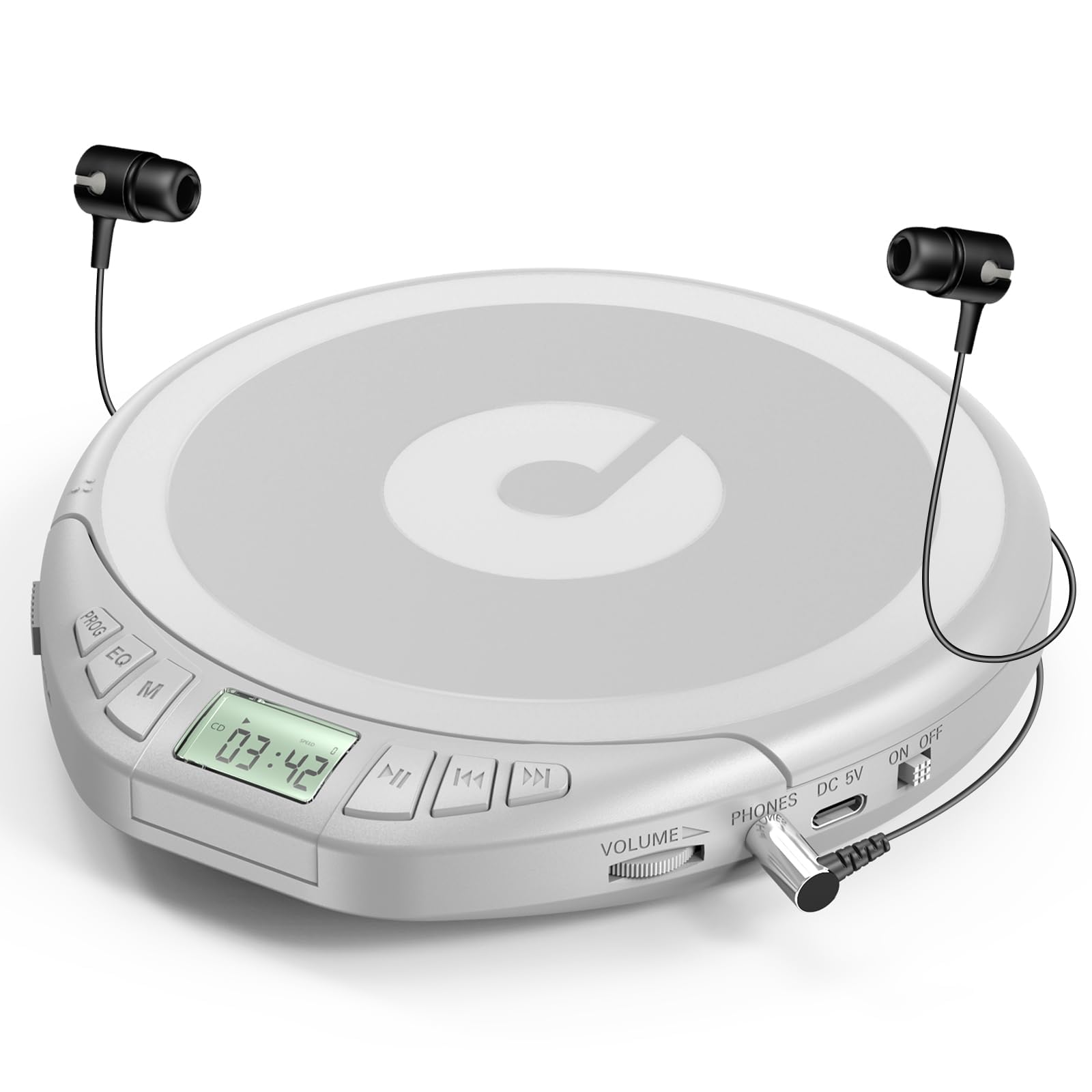 Amazon.co.jp: Gueray cdプレーヤー ポータブル 小型 語学学習用