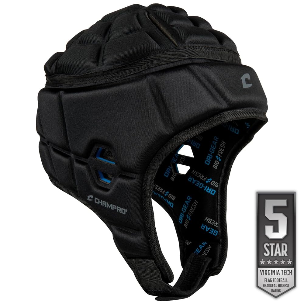 CHAMPRO SH7 Softshell Flag Football Helmet : Sports & Outdoors