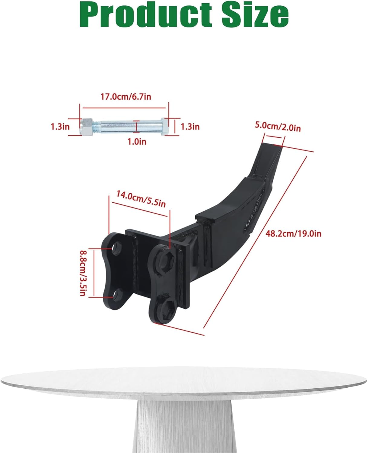 Ripper Attachment Hook Ripper Teeth Replacement for Mini Excavator Digger from 1 to 1.5 Tons Excavator Ripper