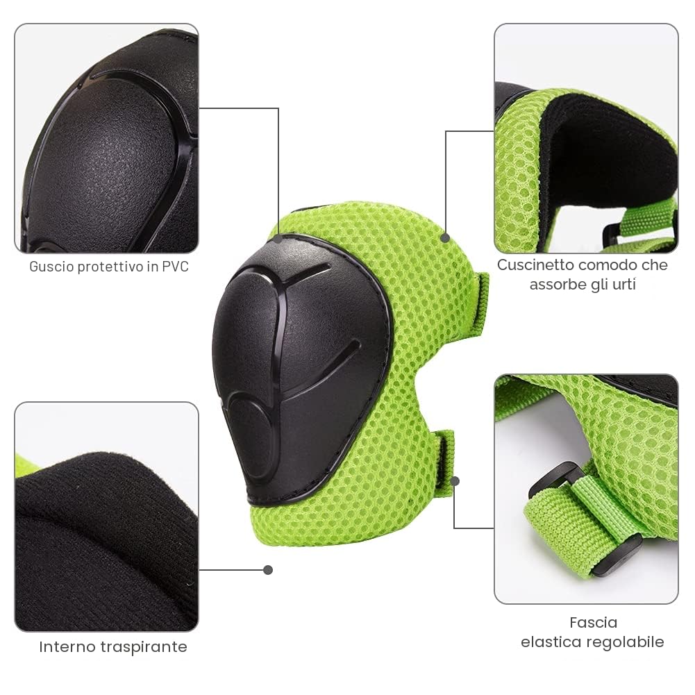 Casco Bici Bambino 50-54CM Sicurezza Protezione della Testa Leggero Traspirante