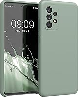 Vista 68 de kwmobile Funda compatible con Samsung Galaxy A52 / A52 5G / A52s 5G - Funda de Teléfono de Silicona TPU con Acabado Suave - Arrecife Azul