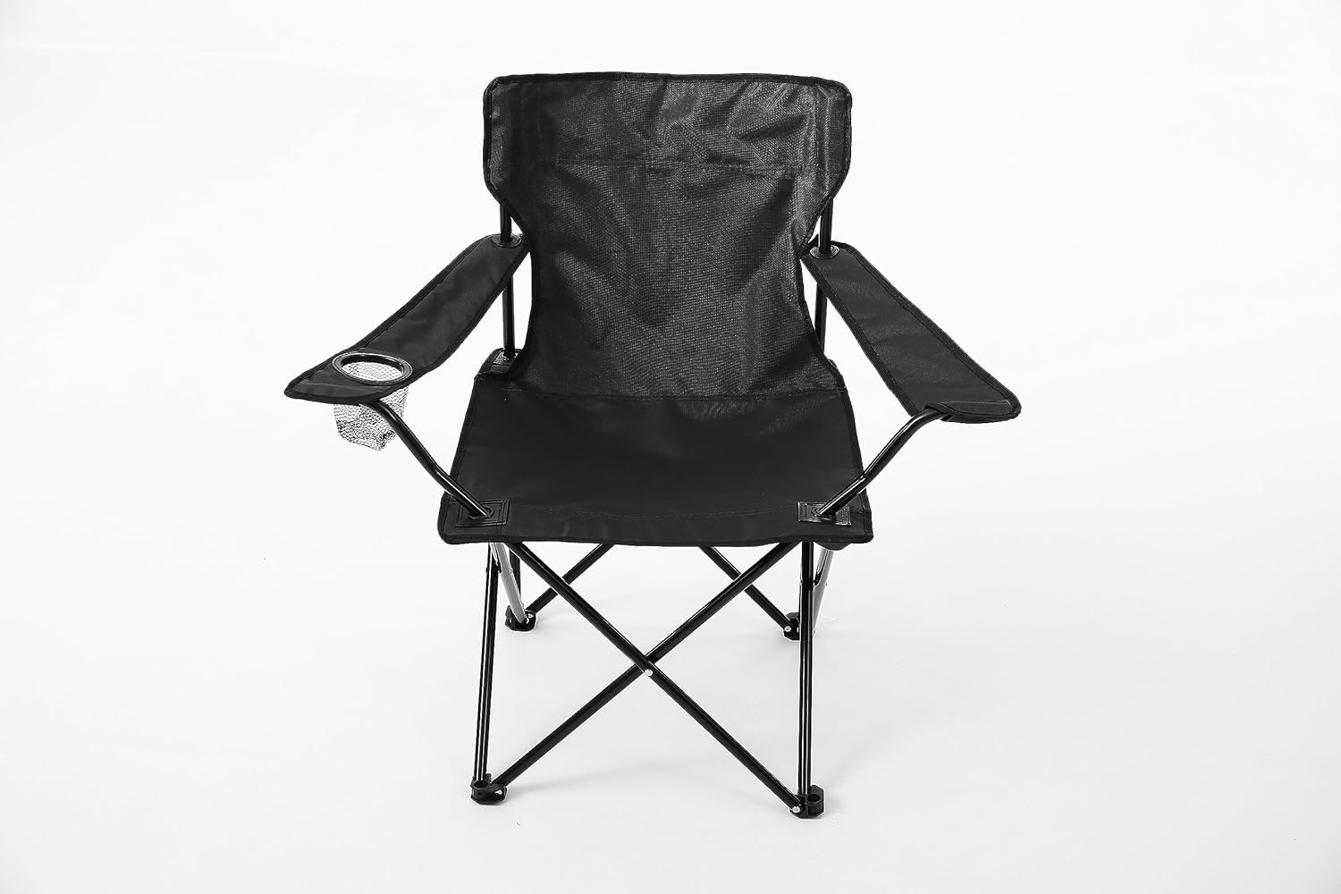 KencoFoldable Camping Chair for Outdoor Hiking, Fishing, Picnic, Travel, Beach Chair, Garden Chair, Comfortable Chair (Picnic Black)