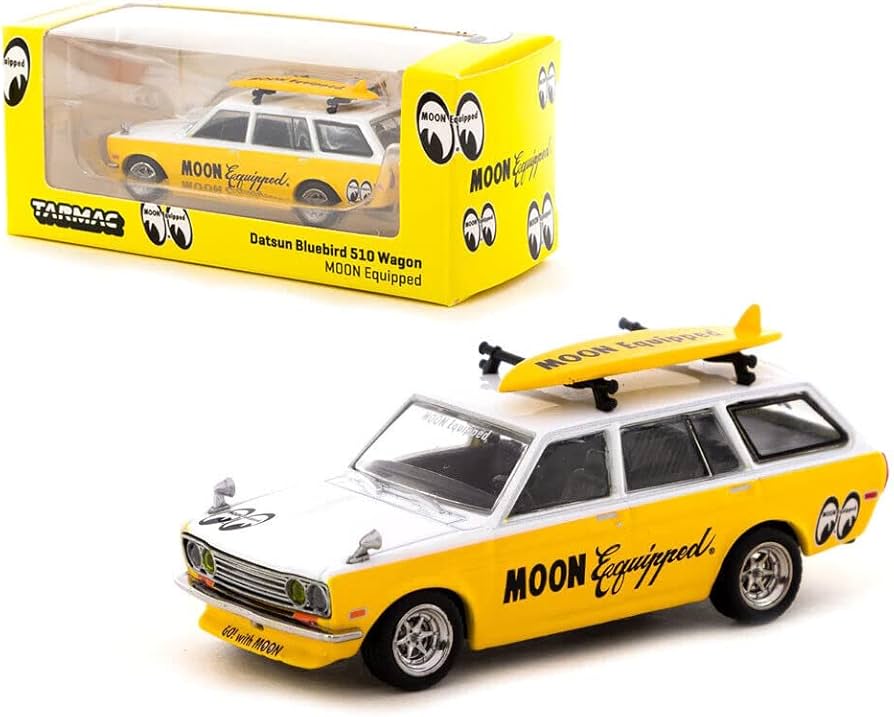 ターマックワークス1/64ブルーバード510ワゴンMOONEYES　深リム(改) Amazon | ターマックワークス 1/64 ダットサン ブルーバード 510