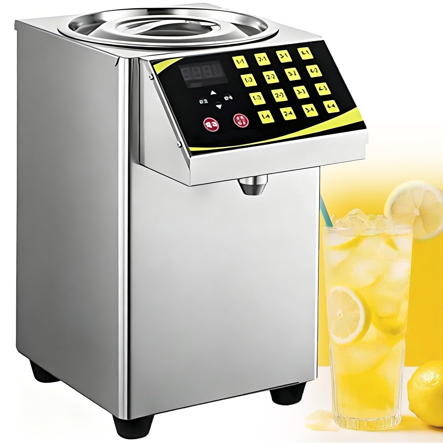QuinteZhenTially Syrup Dispenser for Bubble Tea Equipment Stainlesssteel