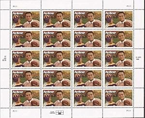 USPS Pop Warner Football 32 Cent Briefmarken Bogen