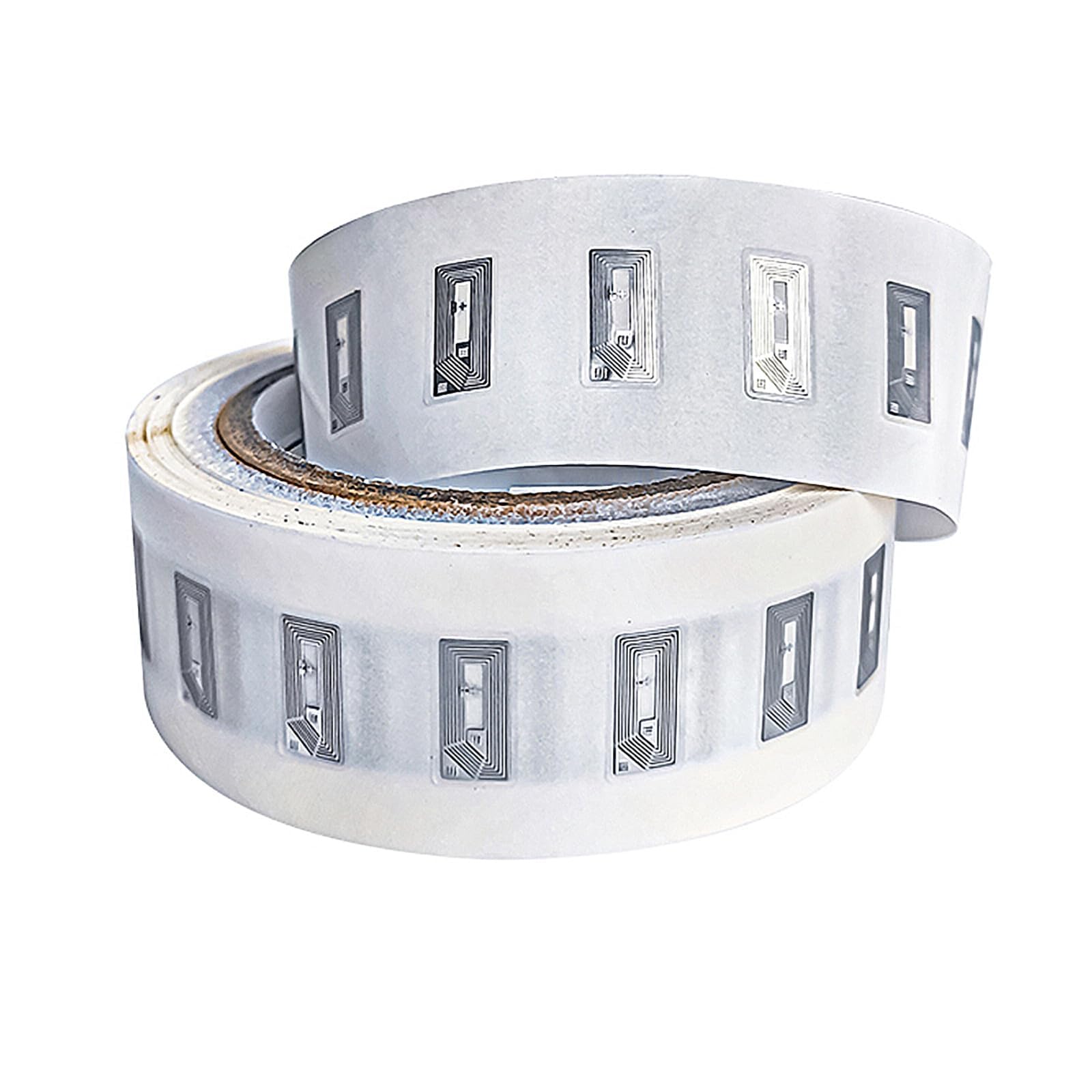 100pcs NFC Stickers NTAG213 Tags 13.56MHz 144 Bytes Memory Stickers Tag Blank Rewritable Tag, Compatible with NFC Enabled Devices (Rectangle-100pcs)