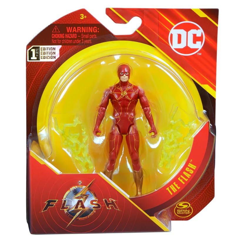 The Flash Movie Young Barry Action Figure – 4-inch Collectible with 2 Accessories | Superhero Toy for Boys & Girls Ages 3+-image-12