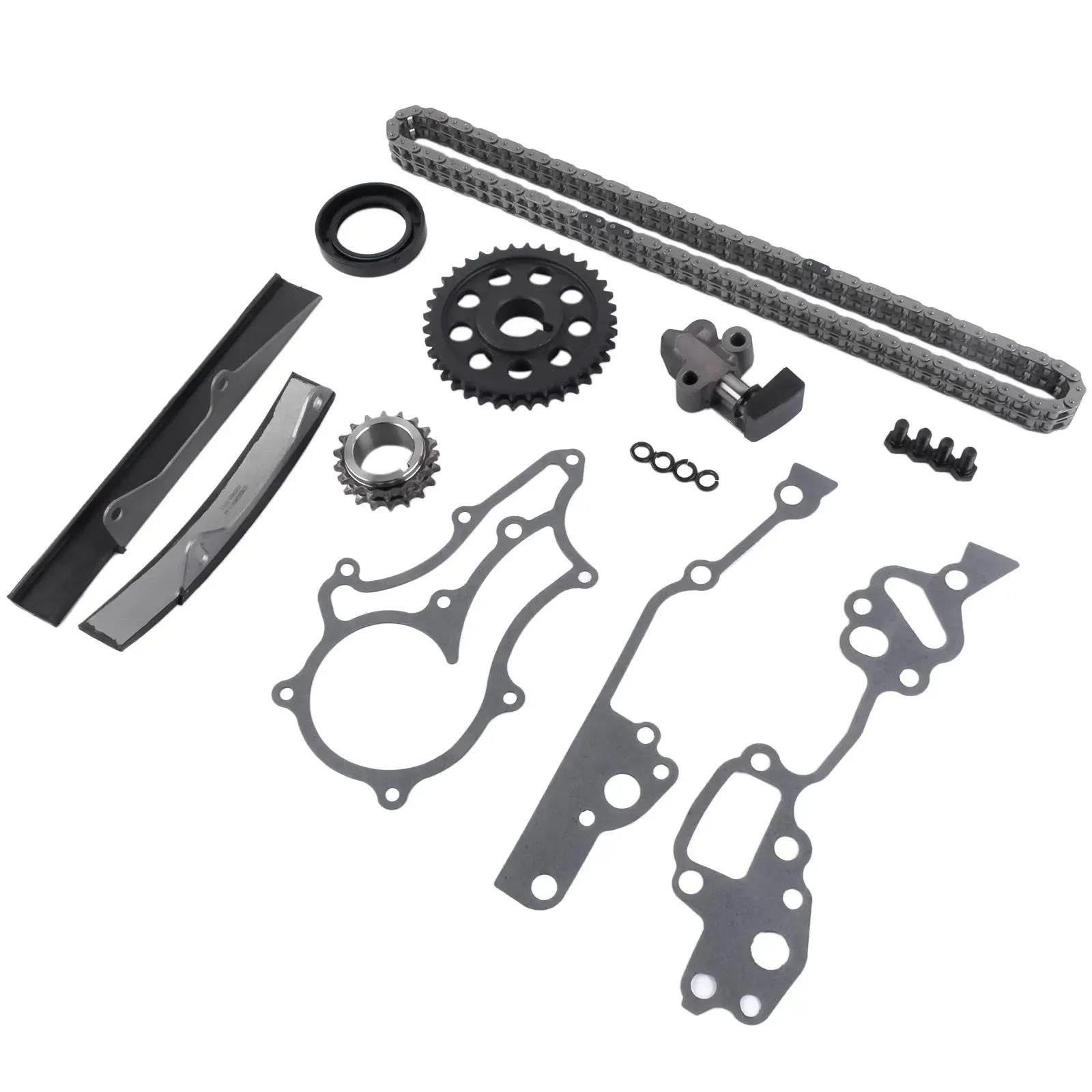 Kit de cadena de distribución y ajustador del árbo Kit Cadena Distribución Coches Accesorios 13523-38011 Para 4Runner Para Celica Para Pickup 2.4L 22R 22RE 22REC 1985-1995