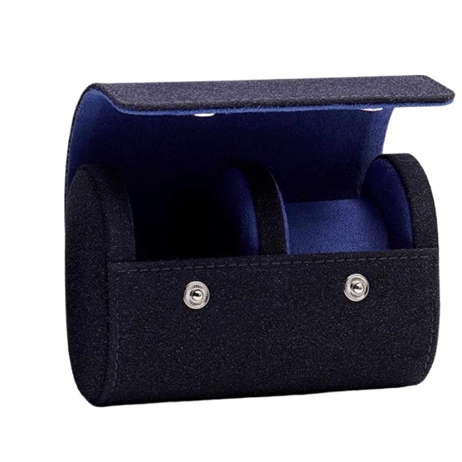 CLoxks Uhren Aufbewahrungsbox Einfacher und tragbarer Einzeluhren-Organizer, kompakte und leichte Uhrenaufbewahrungsbox, Uhrenhalter (ohne Uhr). Uhrenbox (Color : Blauw)