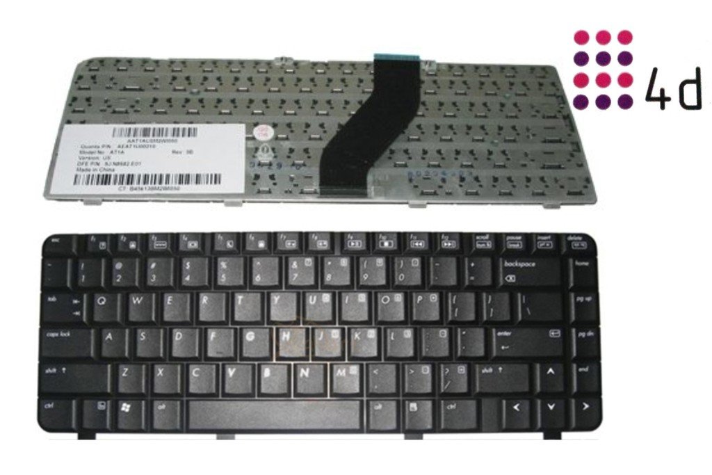 TASTIERA AMERICANA PER NOTEBOOK HP PAVILION Dv6000 Dv6500 Dv6700 Dv6900 Nera