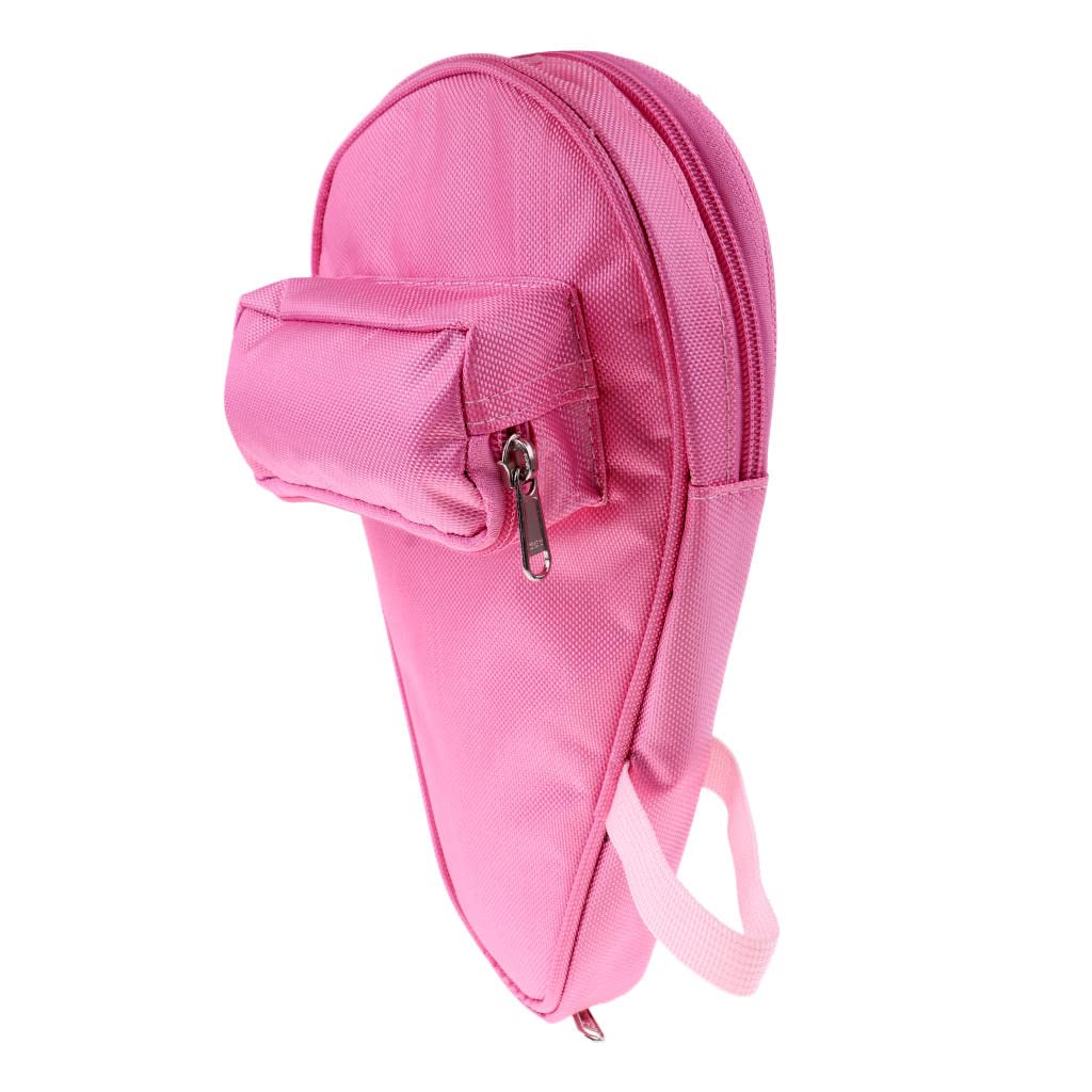 Custodia impermeabile for racchetta da tennis, custodia for mazza da paddle, pong, con cerniera/37(Color:Pink)