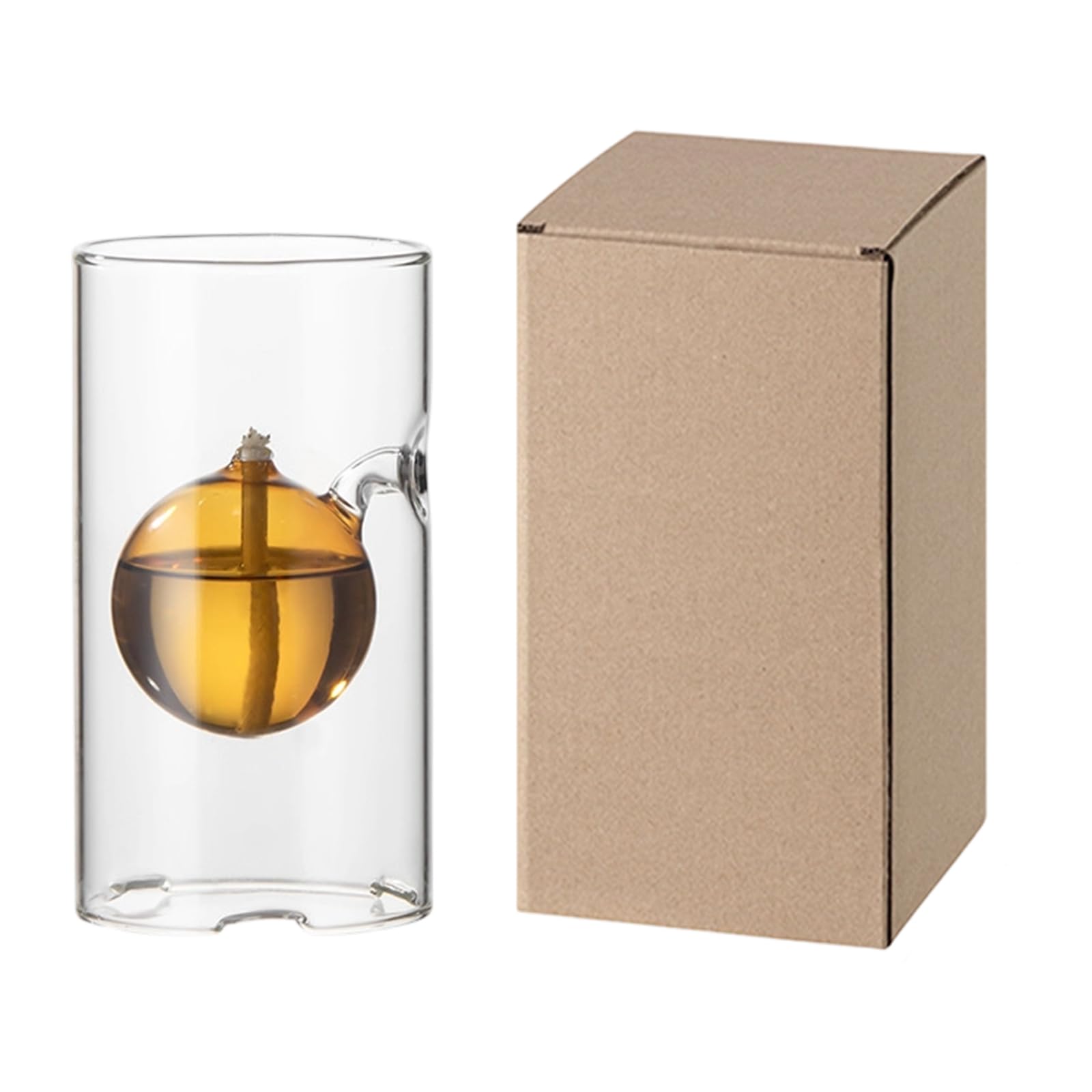 Snorvixre Fuels Refillables Glass Oil Reusables Liquid for Atmospheres Event Use with Liquid Paraffin or Lamp Refillables Glass