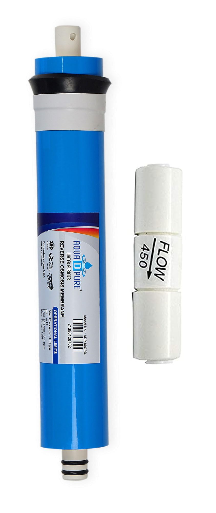 Aquadpure High TDS Membrane, FR-450 Suitable for All Type of Water Purifier (B0C9PZ13SN) Amazon Price History, Amazon Price Tracker