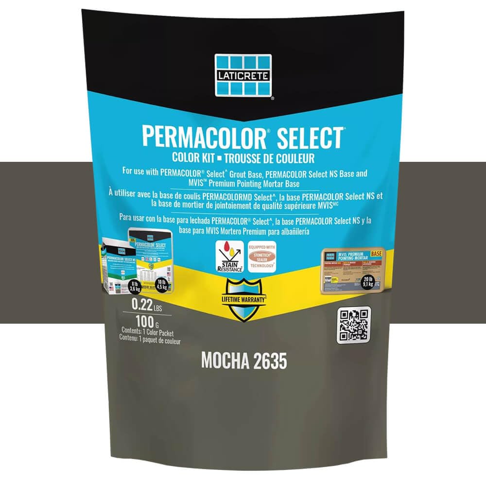 Permacolor SELECT Grout Color Kit (40+ Colors Available) (Mocha)
