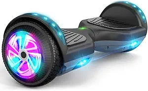 Self Balance Scooter 6.5" with Speaker and LED Lights Red