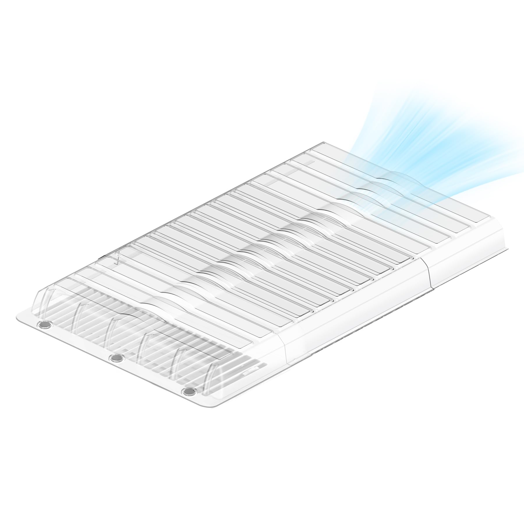 Air Vent Extender for Under Furniture, Vent Redirector, Vent Deflector for Floor Register 10" and 12" Wide, Extends from 17"-33" Long (1PCS)
