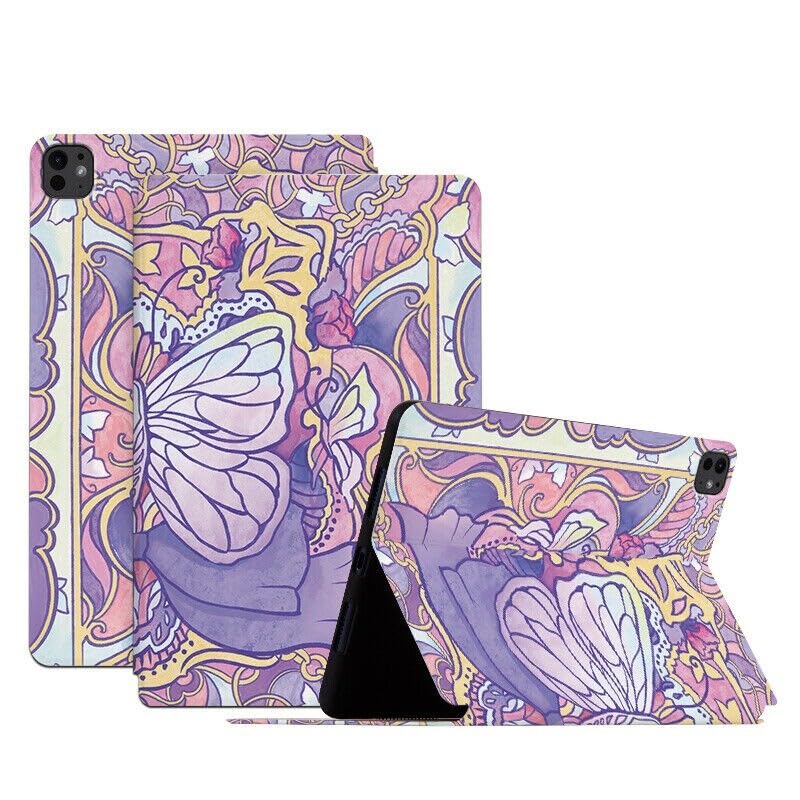 Étui compatible iPad Pro 13 pouces M4 2024 avec protection support arrière