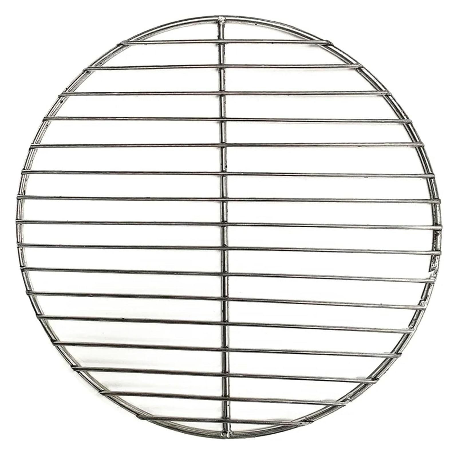 Zapasowy ruszt do grillowania, Okrągła, nieprzywierająca siatka do grilla ze stali nierdzewnej 304 o średnicy 20–50 cm pieczenia i palenia(38cm Diameter)