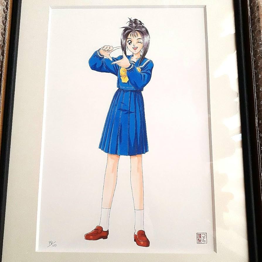 ときめきメモリアル リトグラフ片桐彩子 フレーム付き彩のラブソング 41T1FZTX8EL._SY200_QL15_.jpg