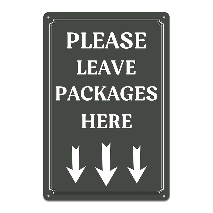 amazon-com-delivery-signs-for-packages-please-leave-packages-here-sign-package-delivery-box-custom-outdoor-metal-tin-sign-deliveries-here-signs-leave-gifts-here-8x12-inch-home-kitchen for Please Leave Packages Here Sign Printable Free Amazon.com: Delivery Signs For Packages Please Leave Packages Here Sign Package Delivery Box Custom Outdoor Metal Tin Sign Deliveries Here Signs Leave Gifts Here 8x12 Inch : Home & Kitchen for Please Leave Packages Here Sign Printable Free