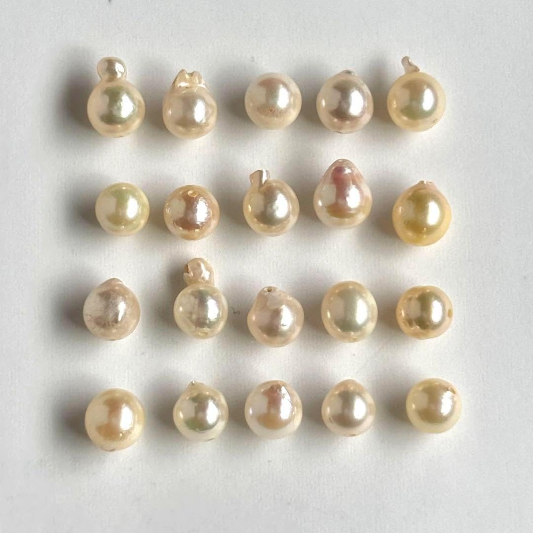 アコヤ真珠パールブレスレット8.5-9.0mmグレーマルチカラー アコヤ真珠