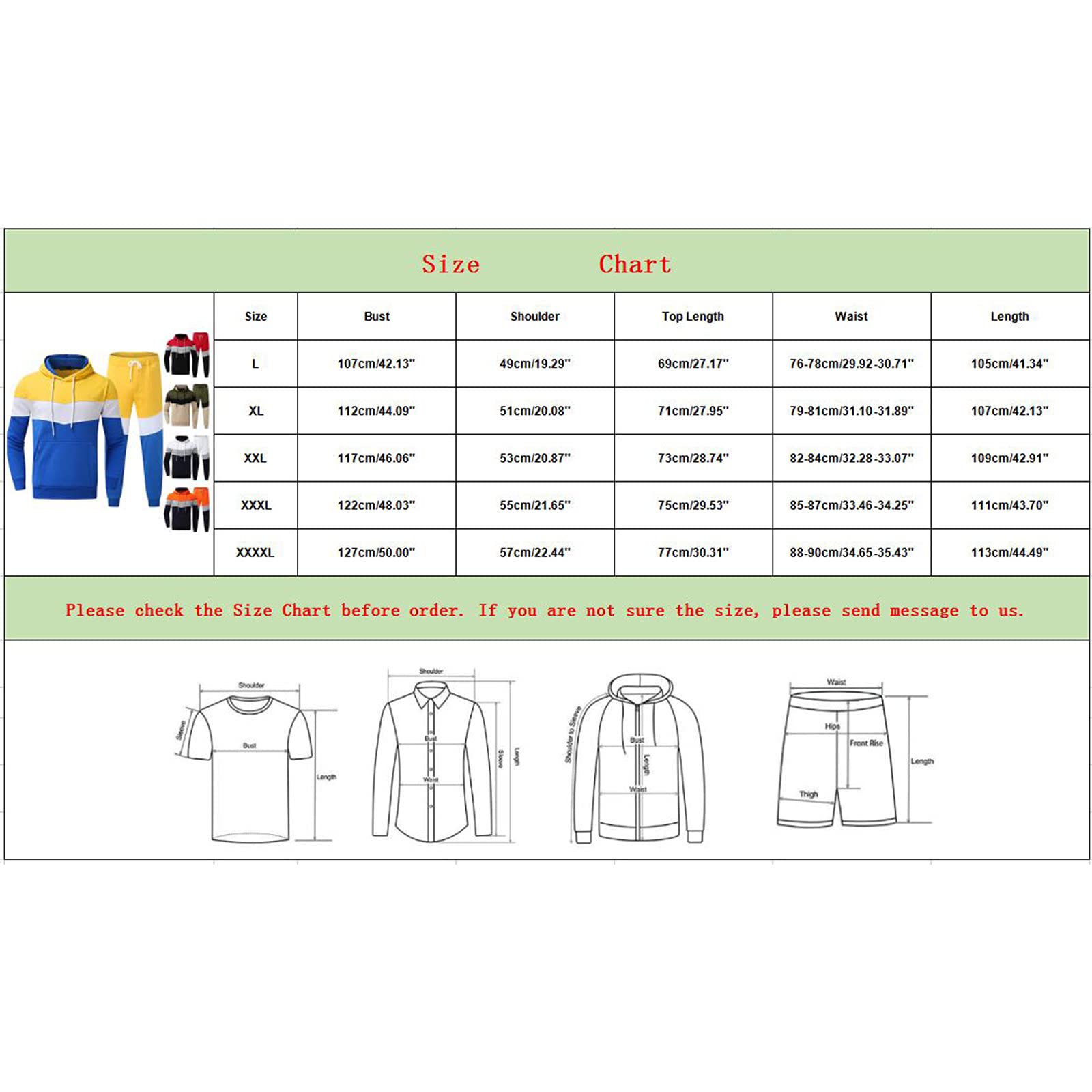 Tuta 2 Pezzi Da Uomo Stile Cntraste Sportivo Jogging | Set da uomo sportivo con cappuccio e pantaloni da jogging con cappuccio e felpe per il tempo libero in vita elastica
