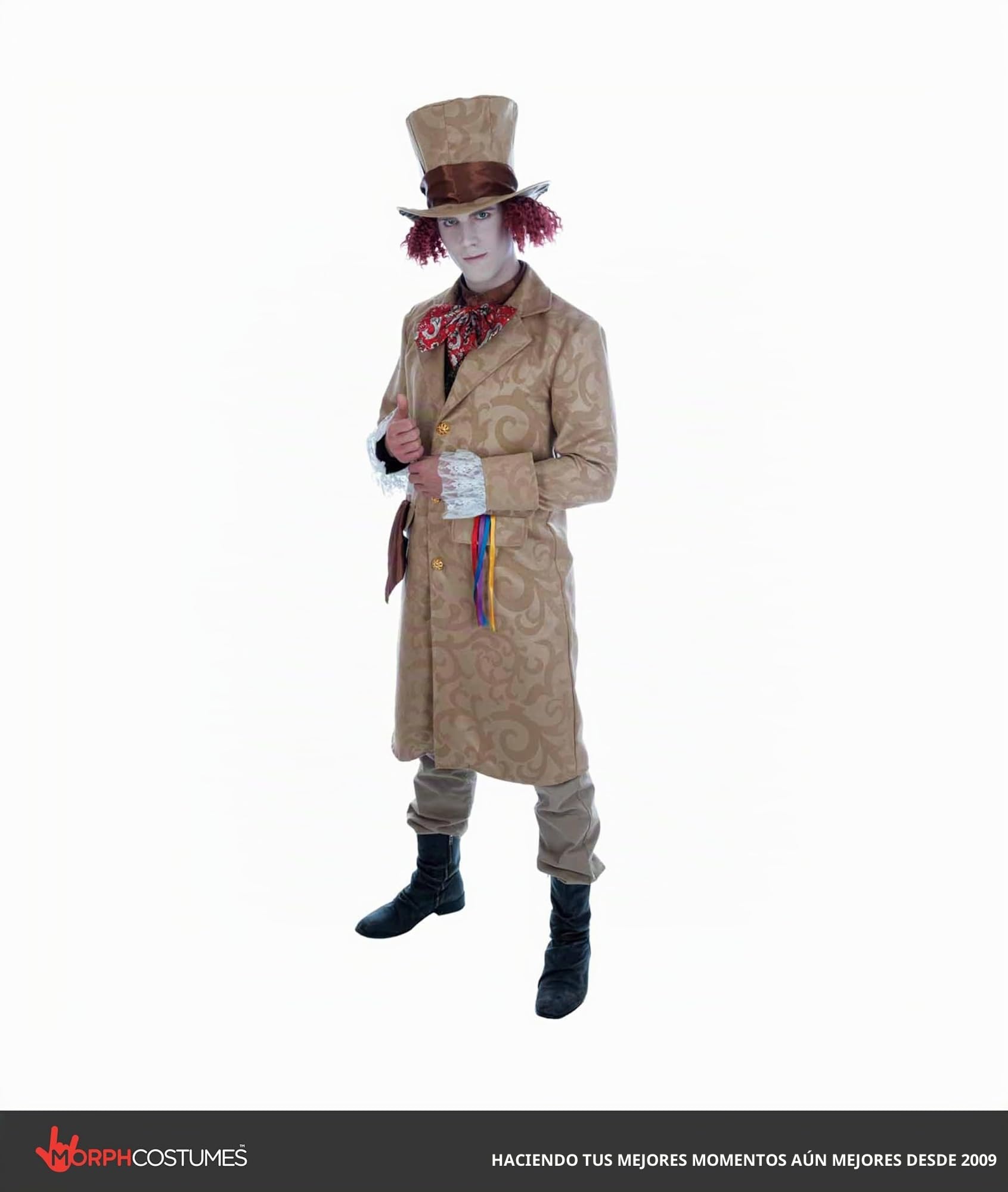 Fun Shack Disfraz Sombrerero Loco Hombre, Disfraz Cuento Halloween