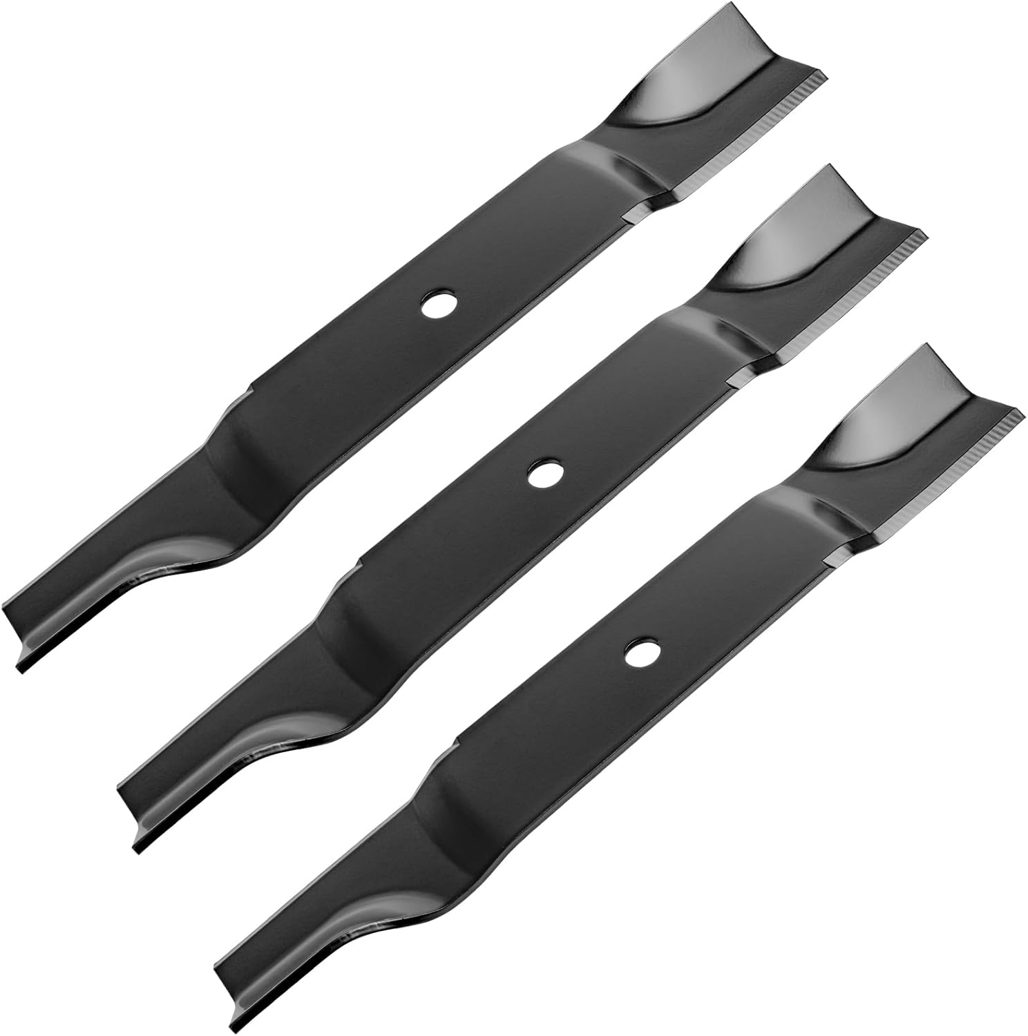 742-04415 High Lift Mower Blades, Compatible with Cub Cad et 60" Cut Deck DS60 M60 Tank60 PRO Z100 Mower, Replace for 942-04415 01005338 02005019 01005338P, 3 Pack