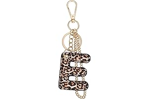Leopard Print Keychain: A Stylish Accessory for Everyday Use.