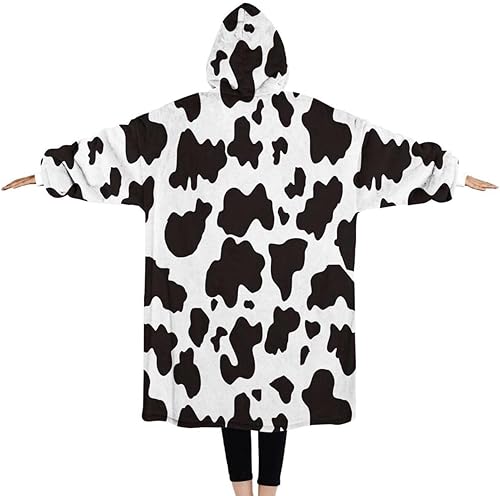 Miniatura 2 de Wearable Oversized Blanket,Sherpa Blanket Hoodie with Super Pockets,Super Warm Fuzzy Pullover for Women & Men