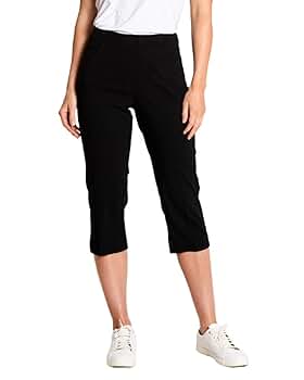 SLIM-SATION Women's Golf Wide Band Pull-On Capri Pant with