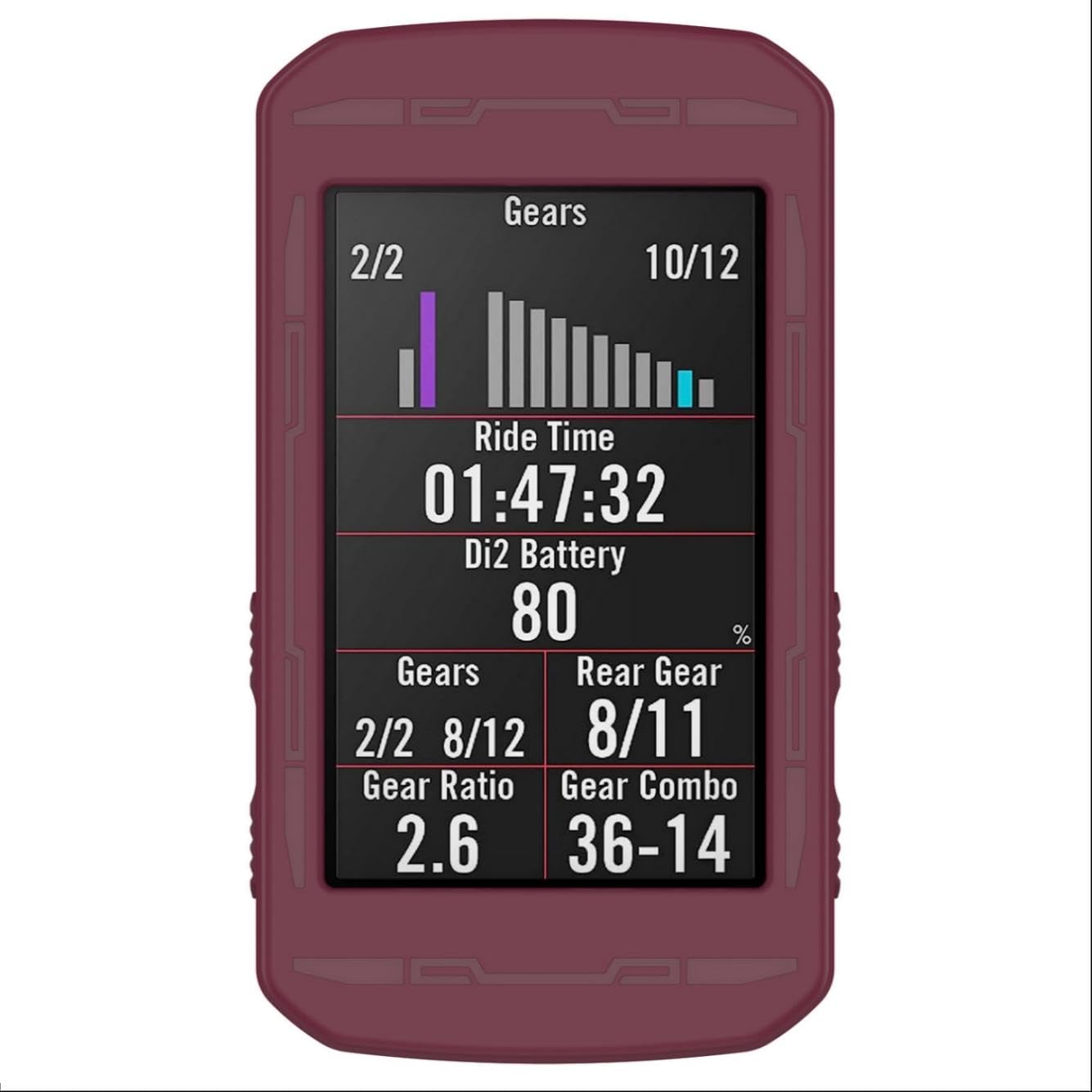 Custodia Protettiva Per Bryton Rider 750 - TPU Silicone, Antiurto, Verde, Ricarica Senza Rimuovere - Foto 4