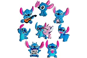 ZOSTLAND Blue ET Monster Baby Shoe Charms Cartoon PVC Resin Shoe Decoration...