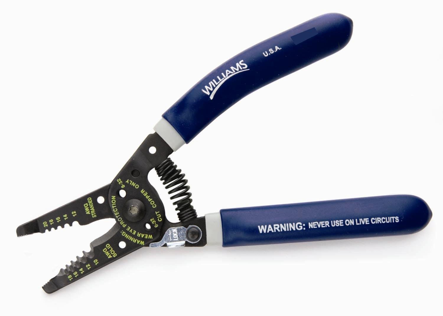 Williams 23535 20-30 Super Duty Front End Wire Strippers with Bolt Cutters