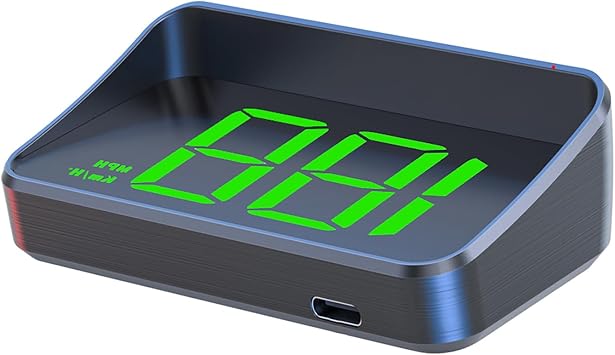 Heads up Display for Cars for Lucid Dream Edition Range Dream, USB Cable Plug and Play,Automatic Brightness Adjustment,Large Font Display, Enhanced Driving Comfort,A Green