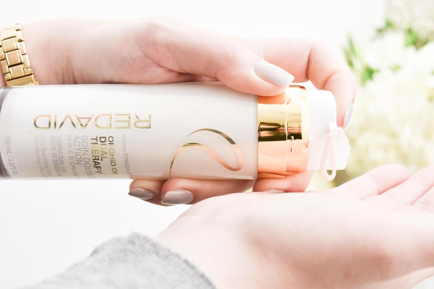 REDAVID Orchid Oil Dual Therapy Ultra Nourishing Repair - Luxury Hair Treatment made from Cymbidium Orchids for Damaged, Curly Hair - Clinically Strengthens, Adds Protein & Hydrates Hair - Image 5