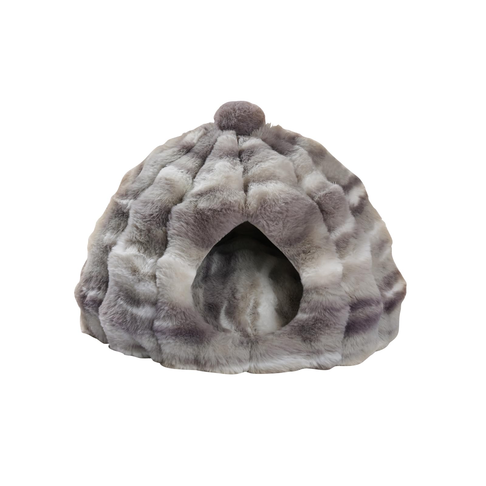 Galatée Letto Per Gatti, Cuccia Morbida e Calda, Cuccia Per Cani Con Cuscino Imbottito Rimovibile e Lavabile, Graziosa Tenda Per Animali Domestici, Nido Per Animali Domestici(XL, Grigio)