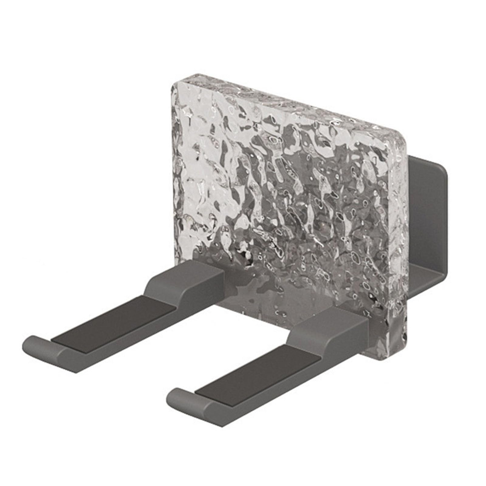 WLRDPUPJE Hair Dryer Holder Acrylic Hair Dryer Shelf Bathroom Hairdryer Holder Wall Mounted For Bathroom Barber Shops