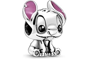 Stitch Charm Bracelet: A Sterling Silver Masterpiece with Cubic Zirconia Brilliance