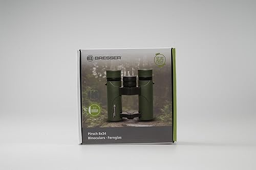 Miniatura 8 de Bresser 8x34 Pirsch Prismáticos Impermeables - Verde