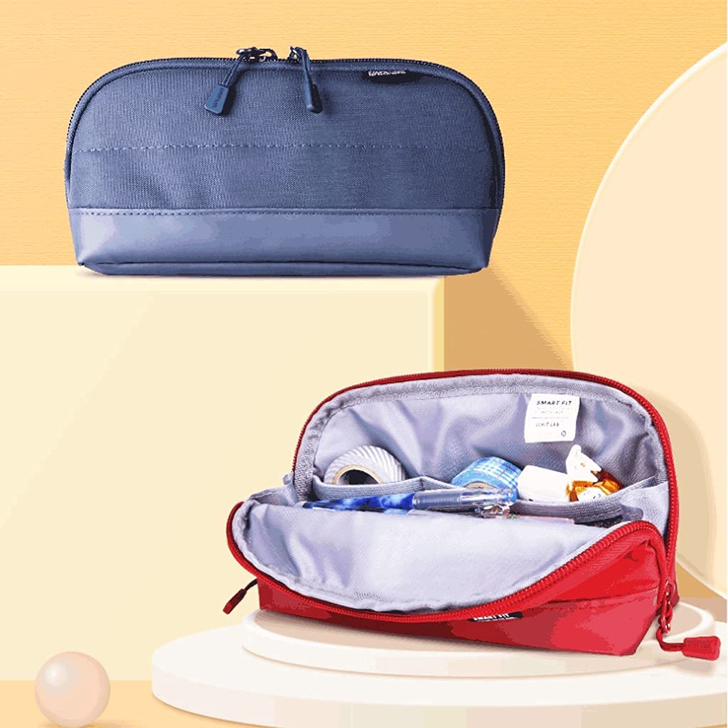 Caja de lápices caja de lápices de gran capacidad impermeable, bolso de almacenamiento de papelería multifuncional con cremallera, bolsa de cosmética portátil bolsa de viaje-4colors bolso de bolsa