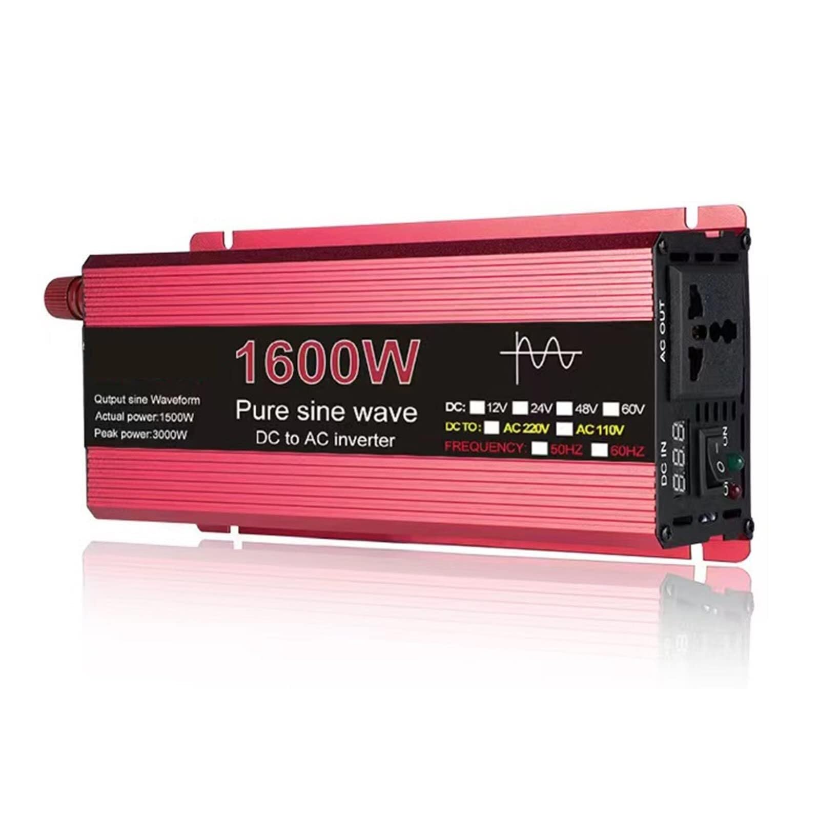 Convertisseur onde sinusoïdale pure 1600W transformateur 12V 220V