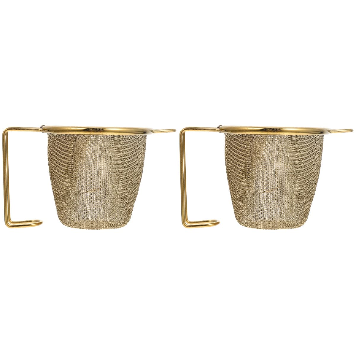 2 uds Infusor de té de colador de Malla Fina colador de Hojas de té Sueltas Taza de café Accesorios de Tetera Suministros de café for Tetera Taza Tetera