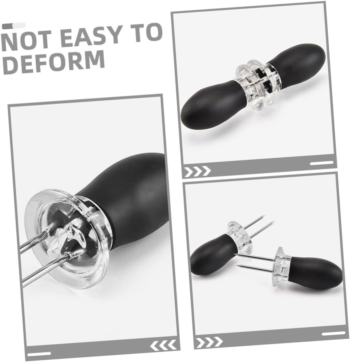 Corn Holders, 9 Pairs Stainless Steel Reusable Forks with Non-Slip Handles