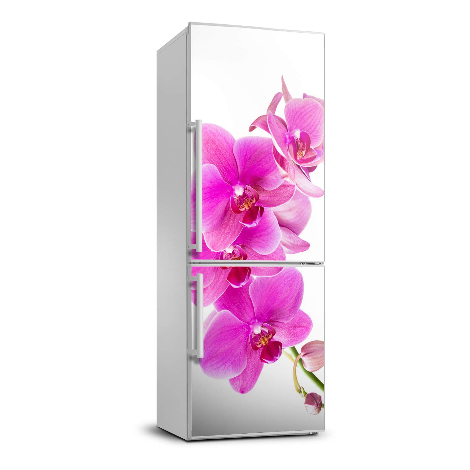 Vinilo Adhesivo para Nevera de 60x180 cm - Pegatina Rosa Orquídea Tulup